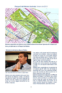 Parque 3 de Febrero Ilustrado - Febrero 2013